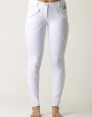 White Silicon Knee Breeches