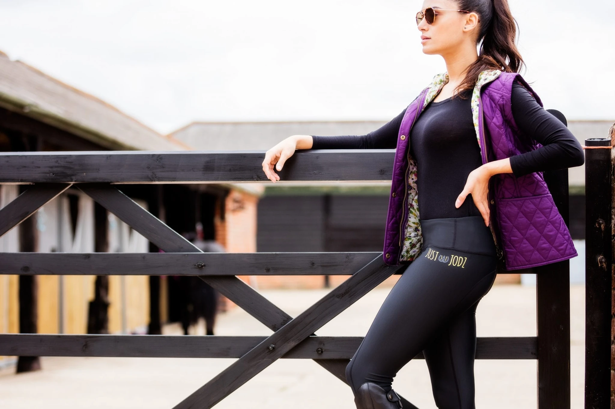 Black Riding Leggings | Breeches Just Jodz