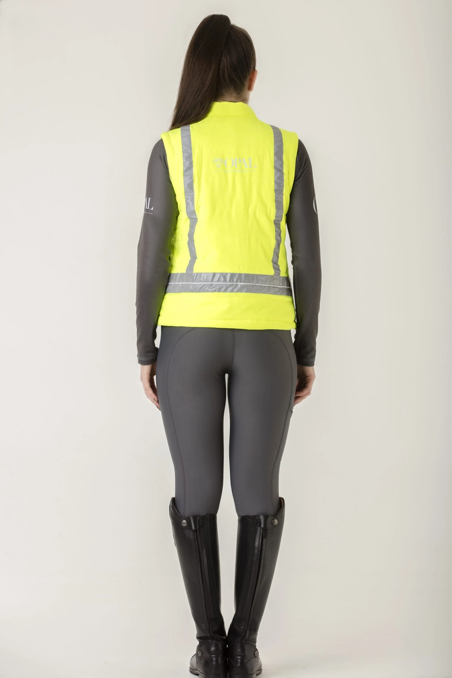 Ladies High Vis Riding Jacket Light up Ladies High Vis Riding Jacket Light up